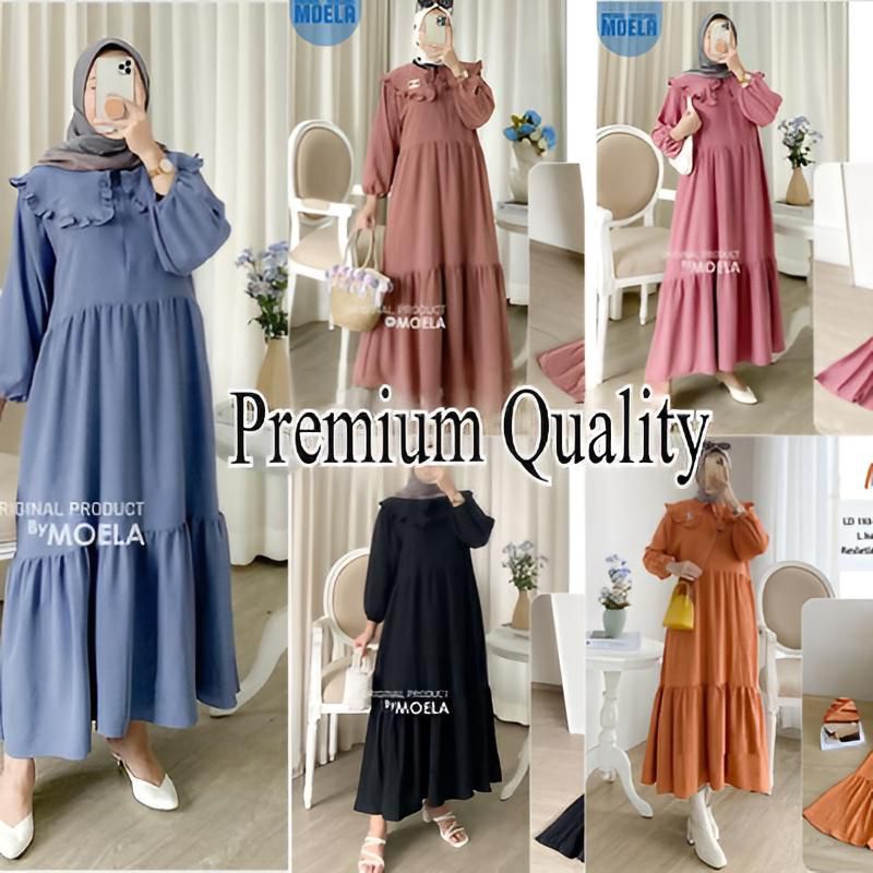MARITA MIDI DRESS CRINCLE AIRFLOW PREMIUM