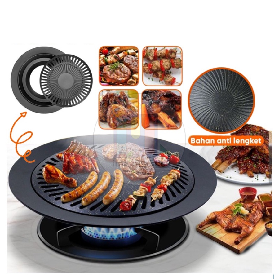 Panci Panggangan Hotpot Shabu / Grill BBQ Hot Pot Steamboat - 1pcs