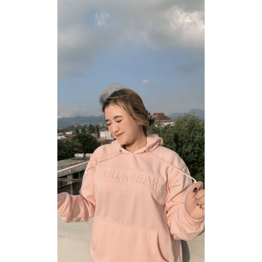 Jaket Sweater Hoodie Jumper Pull&amp;Bear Pria Wanita Unisex Bahan Tebal Size Komplit M - XXL Termurah