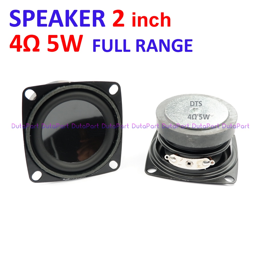 Speaker 2 inch 4 ohm 5 watt Full Range Audio Loudspeaker Full Black