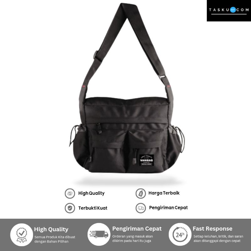 Tas selempang original Tas laptop sekolah pria wanita tas murah Muat laptop