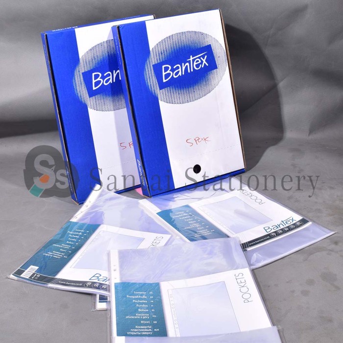 

STOK TERBATAS Plastik Pocket Bantex 8843 08 F/C Folio/F4 Code 2151