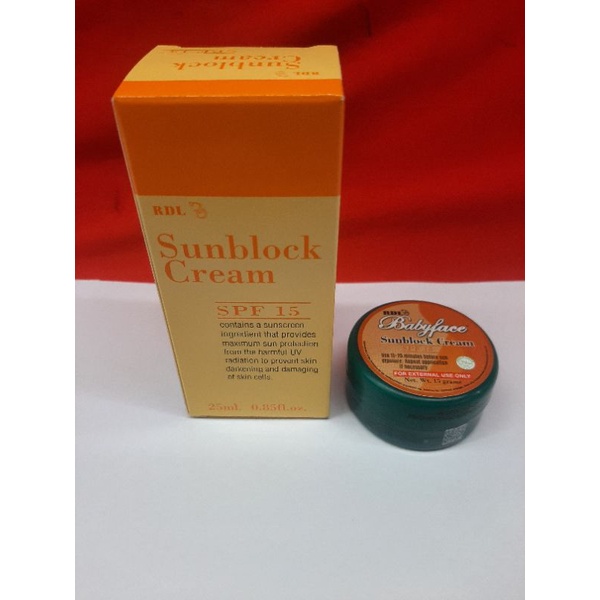 SUNBLOCK CREAM RDL SPF 15 POM ECER