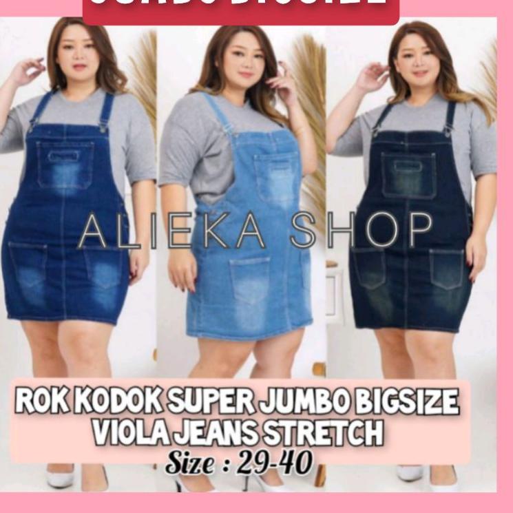 Stok Terbatas OVERALL ROK KODOK. baju jumper. baju kodok. Rok super Jumbo . jeans 29-40