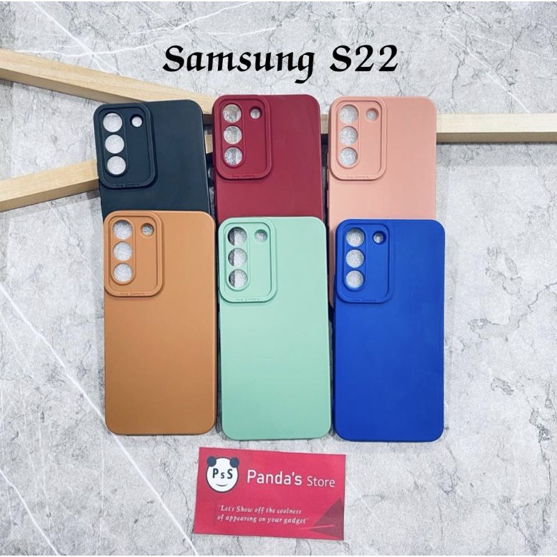 Softcase Pro Camera Samsung S22 Candy Case Full Color 3D Silikon TPU