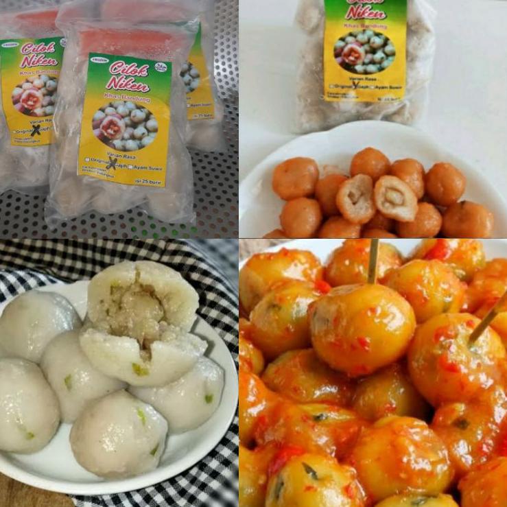 

せ Cilok Gajih Niken isi 25 + free saos | Makanan Cemilan Frozen ☝