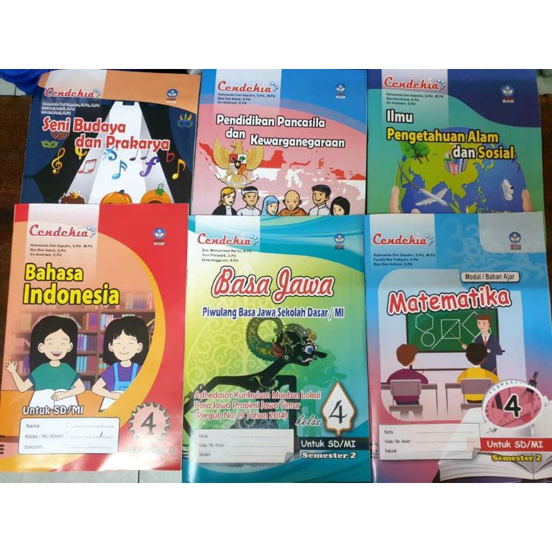 BUKU LKS CENDEKIA KELAS 4 SD SEMESTER 2