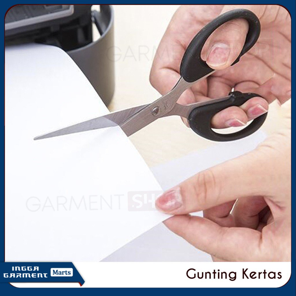 

Gunting Kertas Stainless Paper Scissors Pemotong Serbaguna Murah