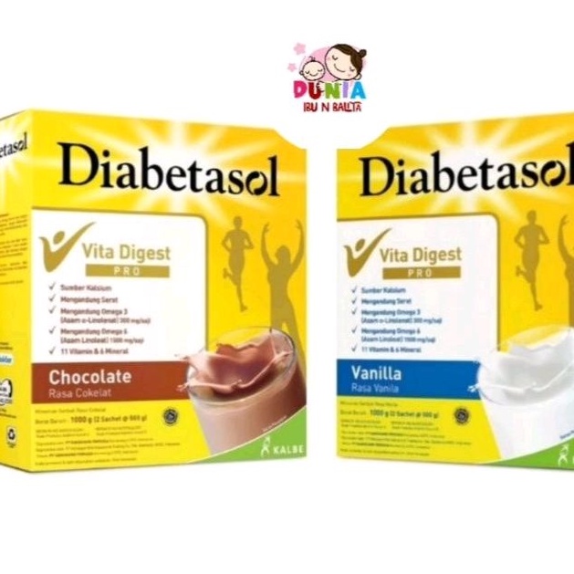 

Diabetasol Vanila Coklat 950gr / Diabetasol Vanila Coklat 950 gr