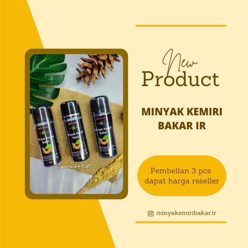 MINYAK KEMIRI BAKAR IR