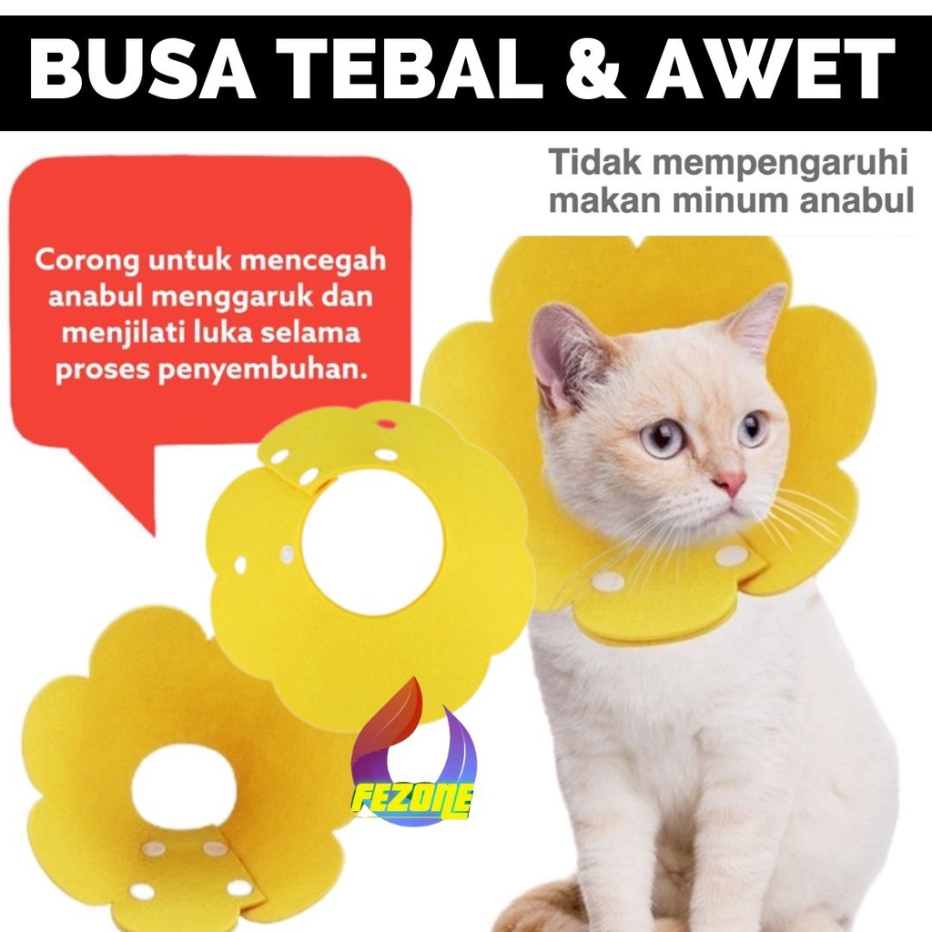 Collar Kucing/Cone /Corong Leher FEZONE