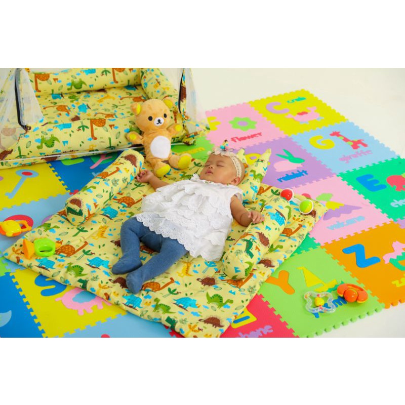 KASUR BAYI PLUS BEDCOVER /KASUR BAYI KELAMBU/KASUR BAYI MURAH/KASUR KOLAM/KASUR BAYI SET