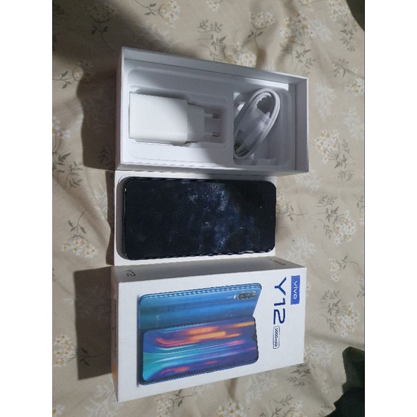 VIVO Y12 SECOND BEKAS FULLSET NO MINUS MULUS RAM 3/32GB GARANSI RESMI