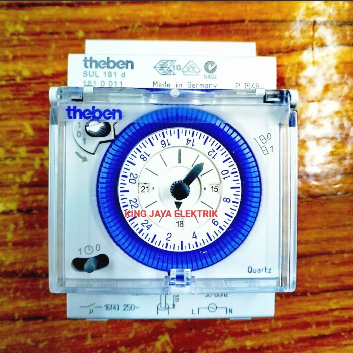 Penghemat Listrik Theben Timer Sul 181D Timer Analog Original Germany Jerman Termurah
