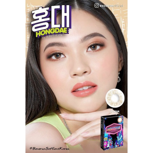 Softlens X2 HONGDAE 14.2 mm by EXOTICON / SOFTLEN SOFLEN WARNA NORMAL