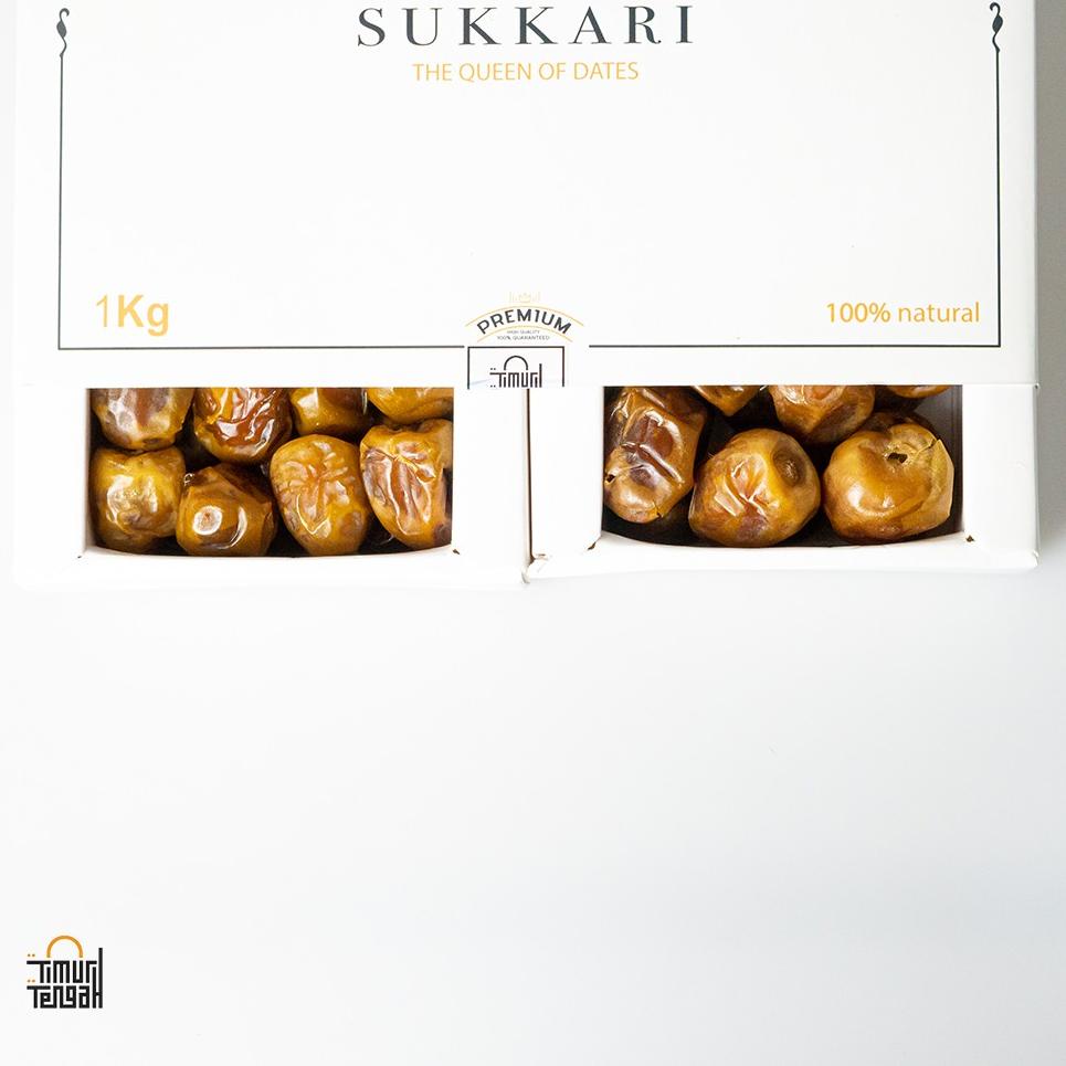 

(PROMO 0PI64) Kurma Sukari 1 Kg Premium Timur Tengah Kurma Sukkari Original High Quality ⋆