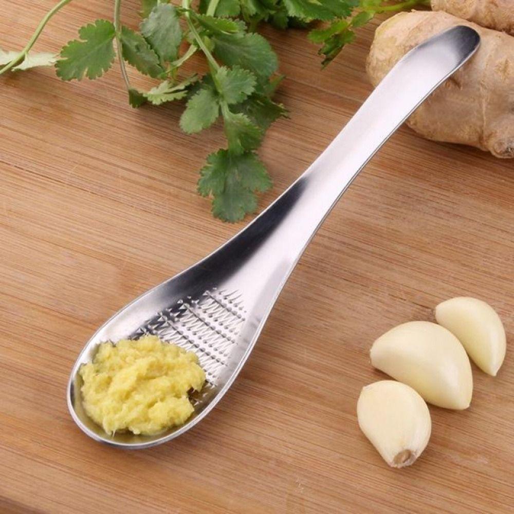 【 ELEGANT 】 Penggiling Bawang Putih Kreatif Pemotong Dapur Stainless Steel Lemon Zester