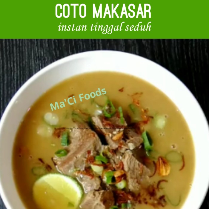 

⭐BISA COD⭐ Coto Makasar instan Frozen food
