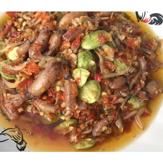 

Quality Control✅Sambal BABY CUMI MIX TERI PETE MAMACUPU / 200gr|RA2