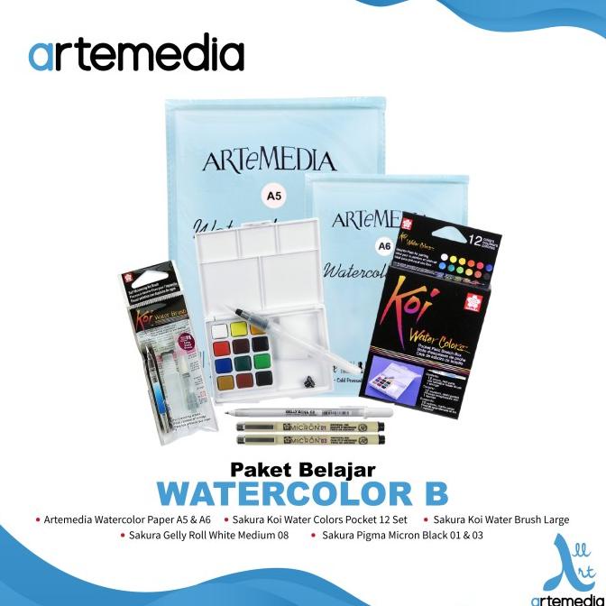

Paket Belajar Watercolor - B