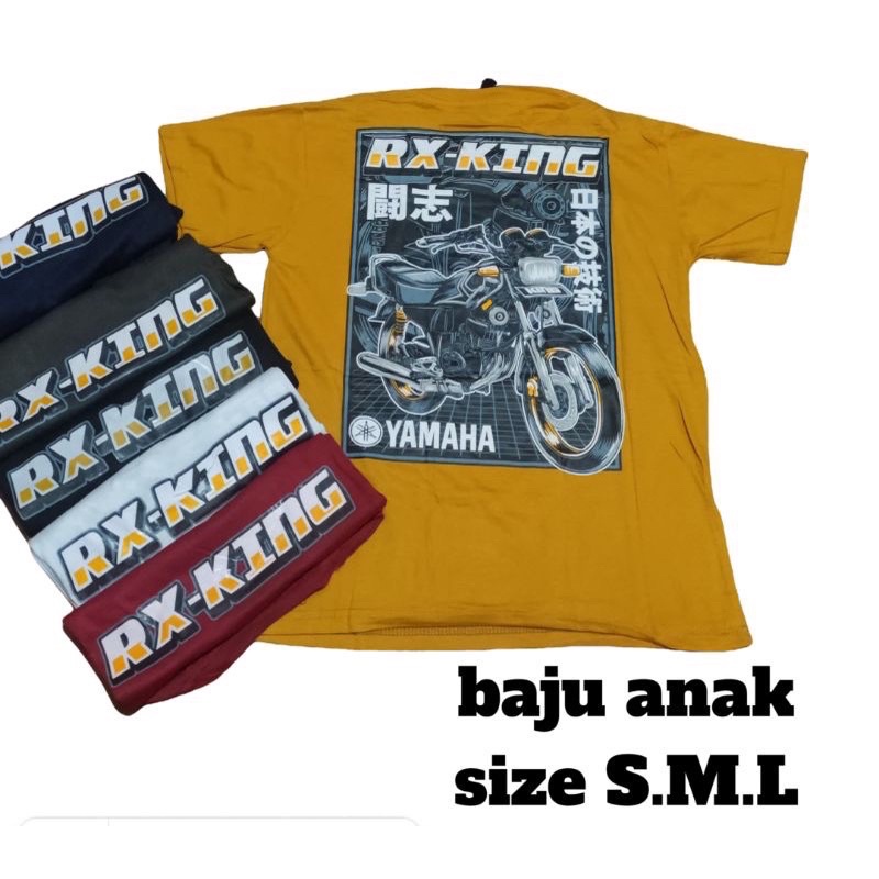 KAOS ANAK MOTOR RX KING KIDS MURAH