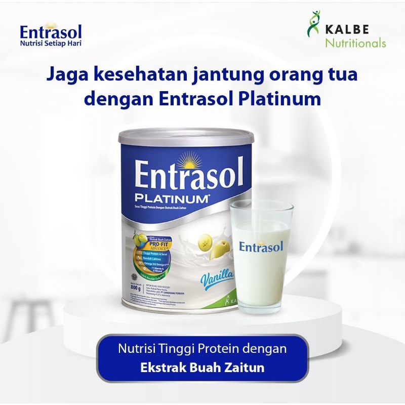 

Entrasol Platinum Vanila / Chocolate 400gr Kaleng Murah Promo