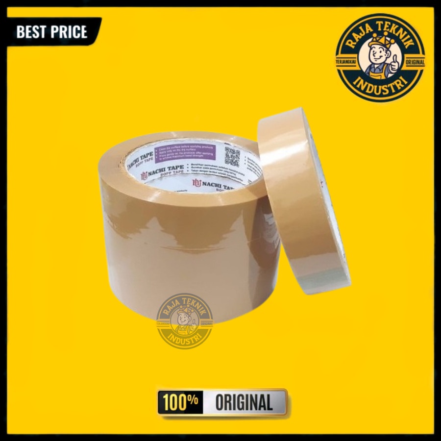

LAKBAN COKELAT NACHI TAPE 1 INCH x 100 YARD