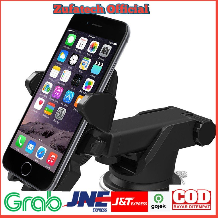 GTWIN Car Holder Smartphone Long Neck - UC8689 - Black