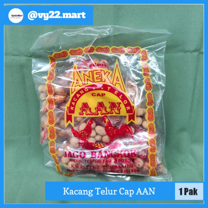 

Kacang Telur AAN Gurih Nagih Enak 1 Pak isi 20Pcs