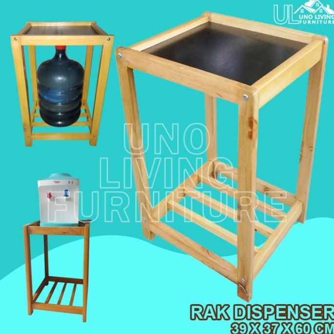 Rak Dispenser/ Tempat Dispenser/ Tempat Galon/ Rak Dispenser Kayu