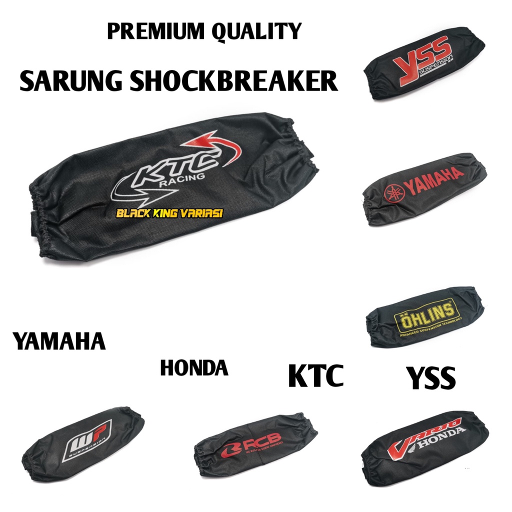 Sarung Shockbreaker Motor Sarung Shock Breaker Belakang Cover Motor Cover Shock pelindung Universal