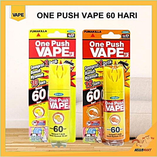 ORIGINAL One Push Vape 60 Hari / Vape Anti Nyamuk / HELLOMARTID