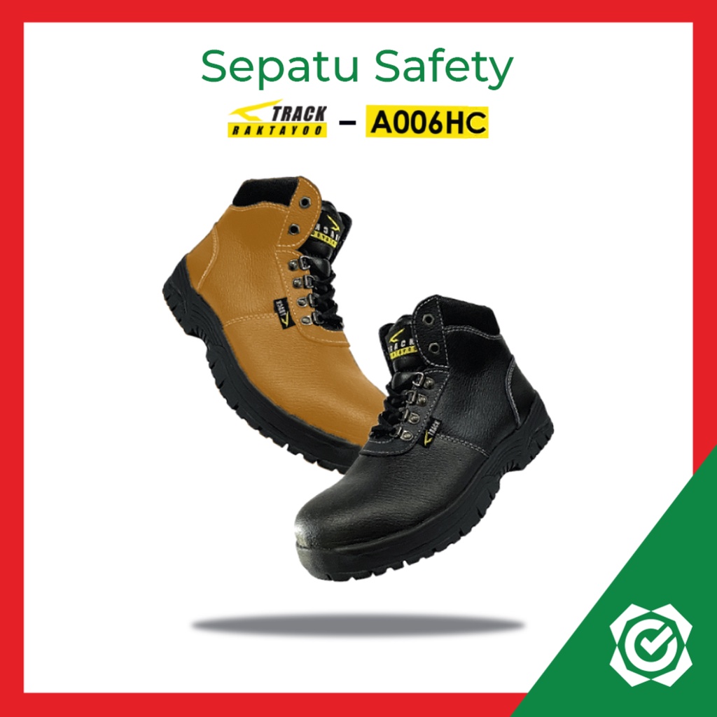 Sepatu Safety Kerja Tali Track Raktayoo A006