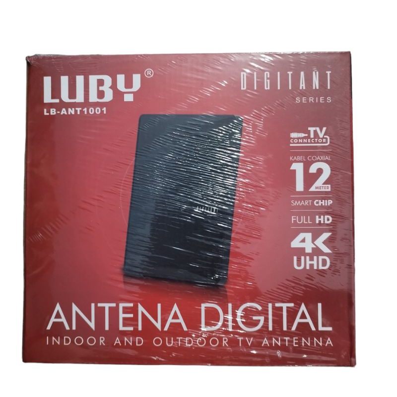 Antena TV Digital Luby ANT 1001 / Antena Luby Dalam &amp; Luar Ruangan / Antena LuBy