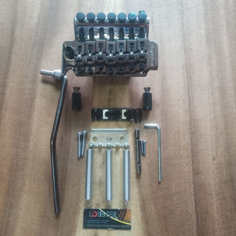 Floyd Rose FR-1000 Original 7 string Tremolo System Black Nikel (cosmo) Black Original floydrose 7 S