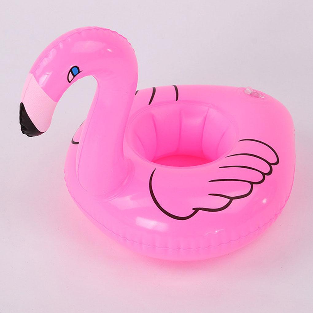 Inflatable Cup Holder Berbentuk Renang Coaster Pesta Reusable Inflation Stand Dewasa Melayani Organizer Minuman