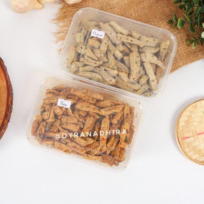 

㊏ (Termurah) Basreng stick daun jeruk, box 500ML. ザ