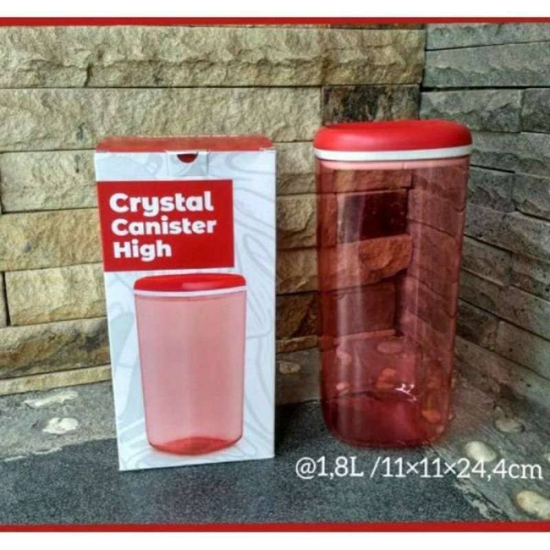Tupperware Crystal Canister High