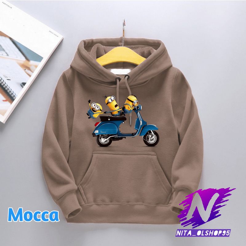 hoodie anak minions vespa