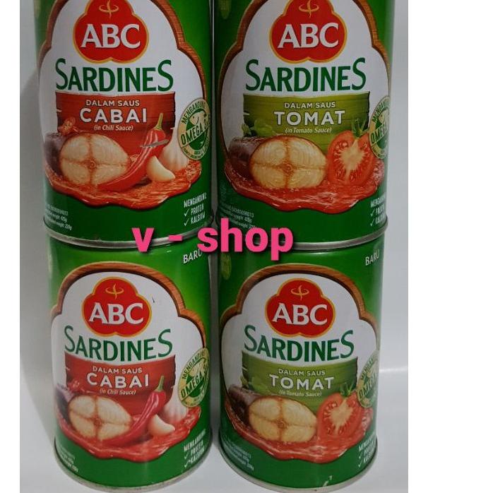 

9.9 sale ABC Sarden / Sardines Cabai/Tomat/Extra Pedas 425gr