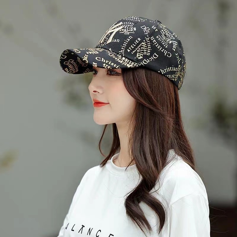 High-quality MY Bordir Dicetak Topi baseball Untuk Wanita Pria fashion Surat Serbaguna Graffiti Kerai Topi Olahraga Luar Ruangan Topi Yang Dapat Disesuaikan