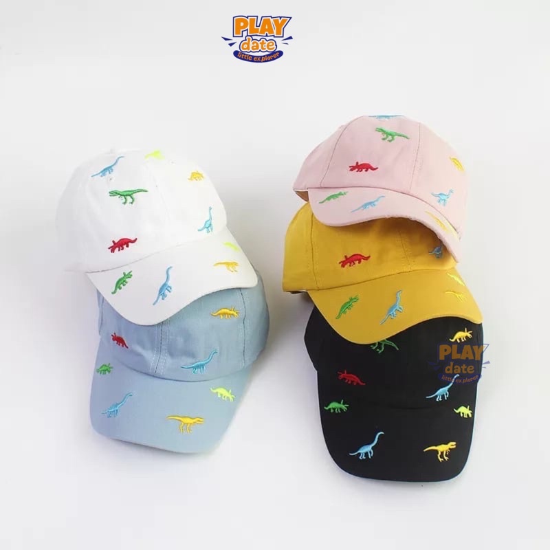 Topi Anak Baseball Model Karakter Dinosaurus Laki Laki Cowok Kids Kupluk Anak Fashion Anak Laki laki