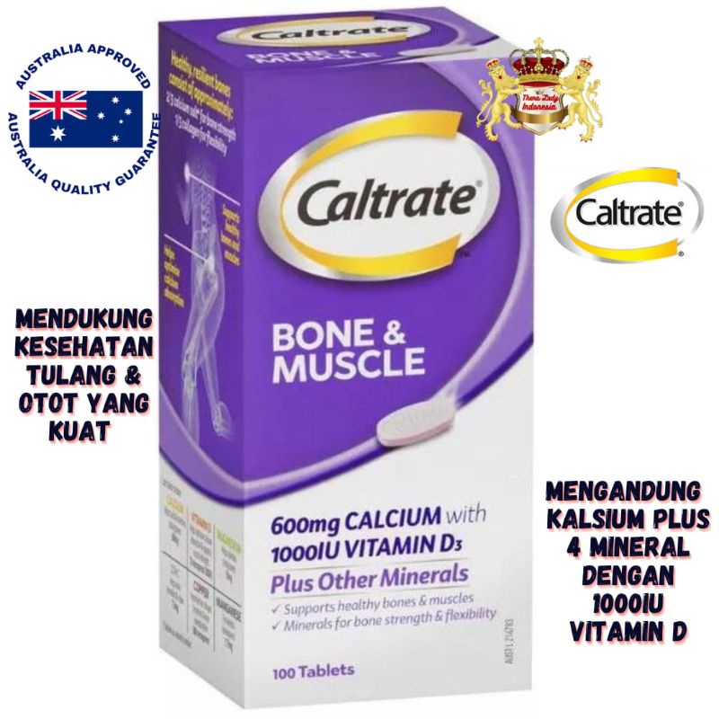 Caltrate Bone and Muscle 100 Tablets