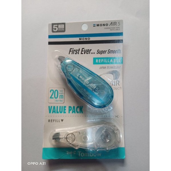 

TOMBOW CORRECTION TAPE MONO AIR REFILLABLE +REFILL
