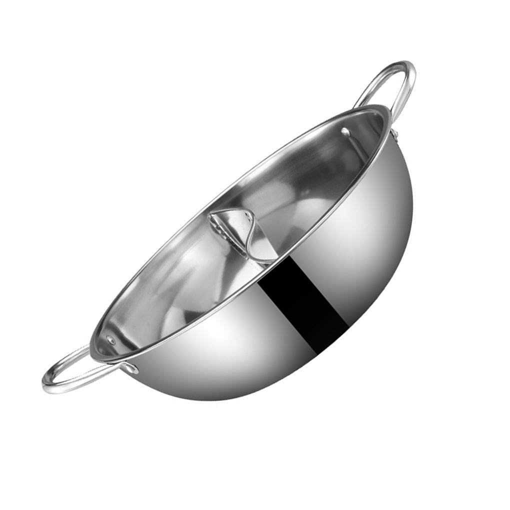 Mudah Bersih Anti Bocor Hot Pot Ringan Tahan Aus Panci Masak Induksi Dua Sisi Peralatan Dapur Tahan Suhu Tinggi