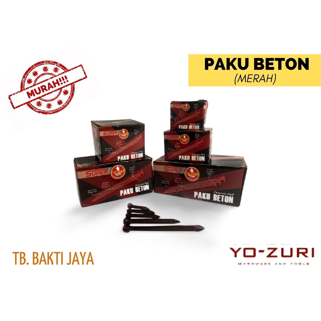 PAKU / PAKU BETON / PAKU BETON MERAH / PAKU BETON YOZURI 1 - 4 INCH