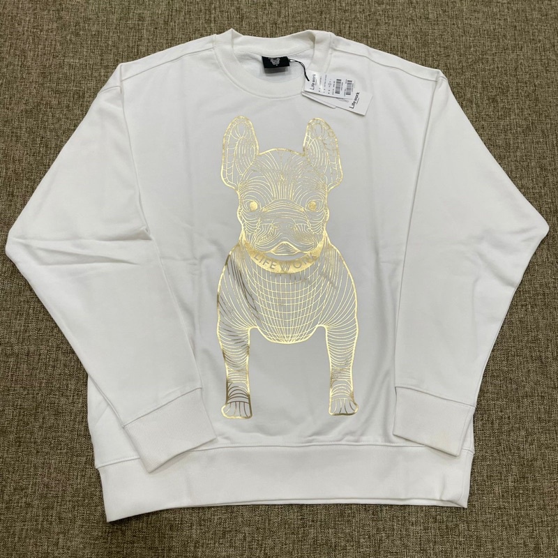 Life Work Big Gold Radog Sweater White Original / LifeWork