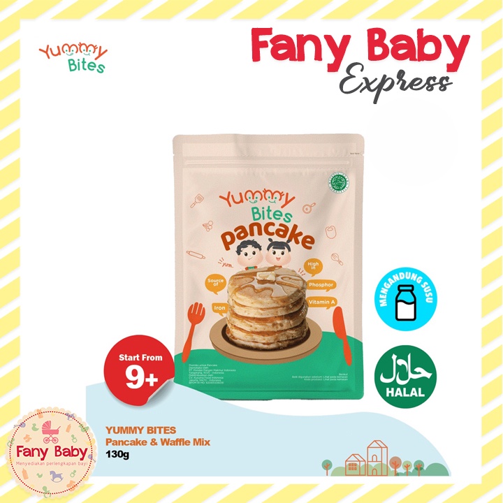 YUMMY BITES PANCAKE &amp; WAFFLE MIX 130GR