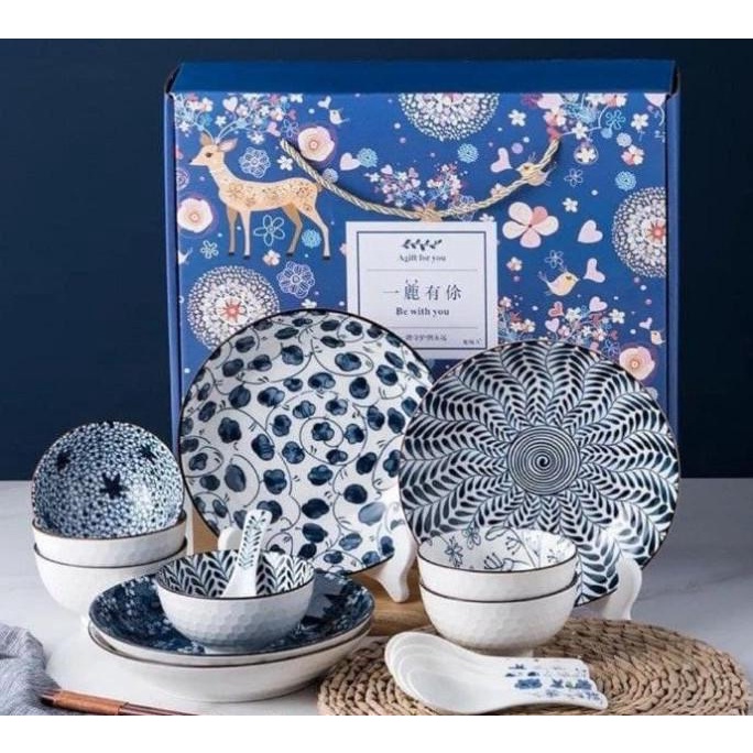 JAPANESE SET TABLEWARE / PIRING SET JEPANG / JAPANESE HAMPERS BOWL