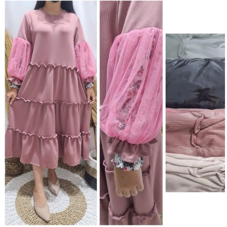 Tunik rajut mix tile by cavel